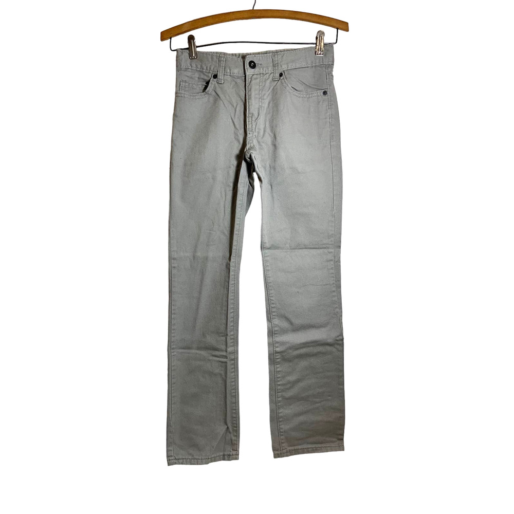 Boys Old Navy Adjustable Waist Classic Skinny Jeans Gray Denim Size 10 Regular